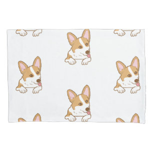 Cute Corgi Puppy Dog Pattern Pillowcase