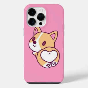 Cute Corgi Puppy Love iPhone 14 Pro Max Case