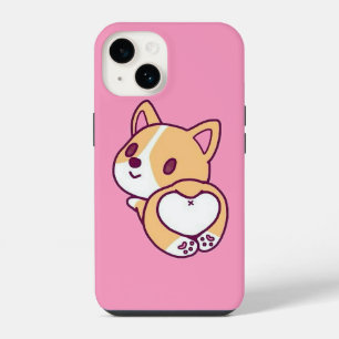 Cute Corgi Puppy Love iPhone 14 Case