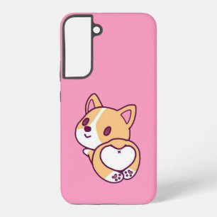 Cute Corgi Puppy Love Samsung Galaxy Case