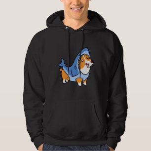Cute Corgi Shark  1103 Hoodie