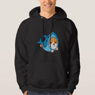 Cute Corgi Shark Hoodie