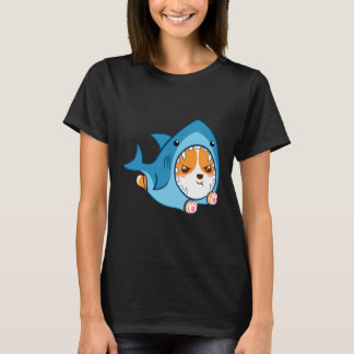 Cute Corgi Shark T-Shirt