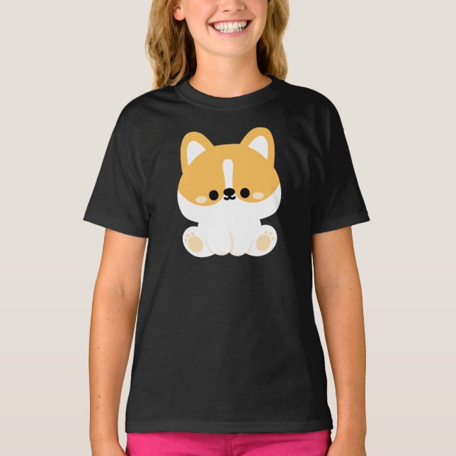 Cute Corgi T-Shirt (Front)