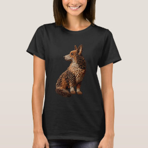 Cute Corgi with Pinecones Rustic Autumn Dog Fall A T-Shirt