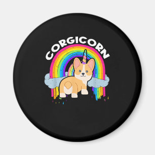 Cute Corgicorn _ Unicorn Rainbow _ Corgi Owner T-S Magnet