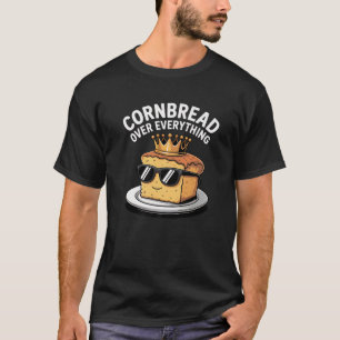 Cute Cornbread Happy Thanksgiving Humor Funny Desi T-Shirt