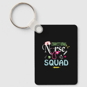Cute Correctional Nurse Squad  For Nursing Week Key Ring