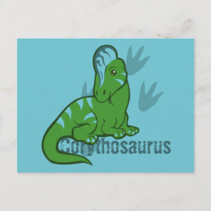 Cute Corythosaurus Postcard