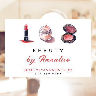 Cute Cosmetics Make Up Artist  Window Cling