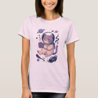Cute Cosmic Cat Art | Meowstronaut Fuel Mug & Tee