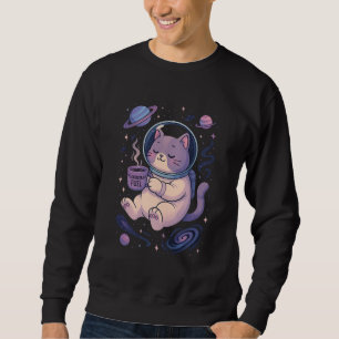 Cute Cosmic Cat Art   Meowstronaut Fuel Mug & Tee