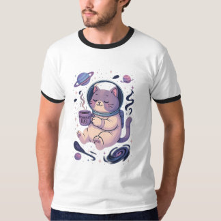Cute Cosmic Cat Art | Meowstronaut Fuel Mug & Tee