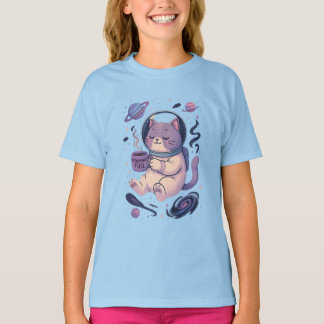 Cute Cosmic Cat Art | Meowstronaut Fuel Mug & Tee