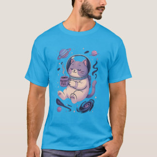 Cute Cosmic Cat Art | Meowstronaut Fuel Mug & Tee