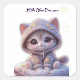 Cute Cosmic Cat Sticker