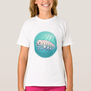 Cute Cosmic Tardigrade Cartoon Art T-Shirt