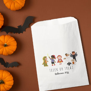 Cute Costume Trick or Treat Halloween Favour Bags