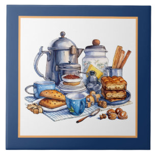 Cute cosy kitchen home business crafting tile