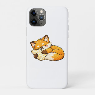 Cute Cosy Sleeping Fox iPhone 11 Pro Case