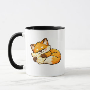Cute Cosy Sleeping Fox Mug