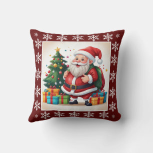 Cute Cosy Trendy Santa Claus Christmas No Photo  Cushion
