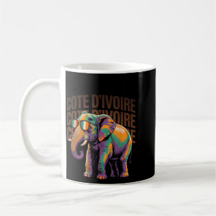 Cute Côte Divoire Trip Elephant Ivory Coast Boys Coffee Mug
