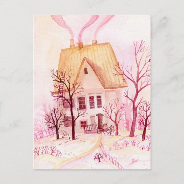 Cute cottage postcard (Front)