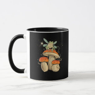 Cute Cottagecore Aesthetic Mushroom Frog Goblincor Mug