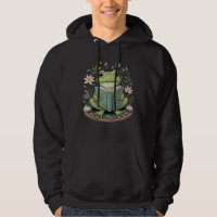 Cute Cottagecore Floral Frog Aesthetic Nature
