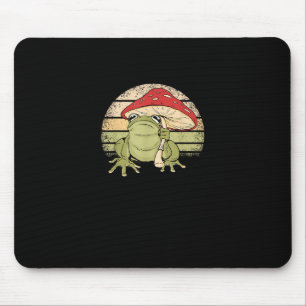 Cute Cottagecore Frog Mushroom Goblincore Toad Aes Mouse Mat
