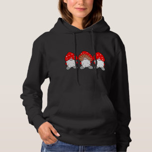 Cute Cottagecore Mushroom Gnomes Toadstools Hoodie