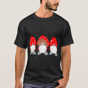 Cute Cottagecore Mushroom Gnomes Toadstools T-Shirt