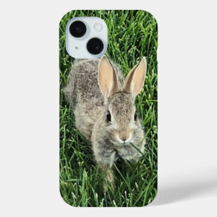 Cute Cottontail Bunny iPhone 15 Case
