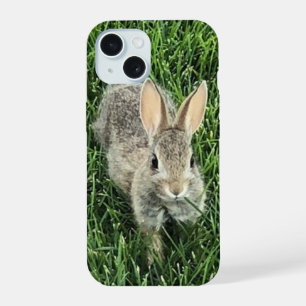 Cute Cottontail Bunny iPhone 15 Case