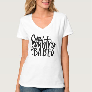 Cute Country Babe word art T-Shirt