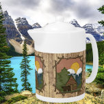 Cute Country Cabin bear<br><div class="desc">design by Cheryl Seslar at www.digiwebstudio.com</div>