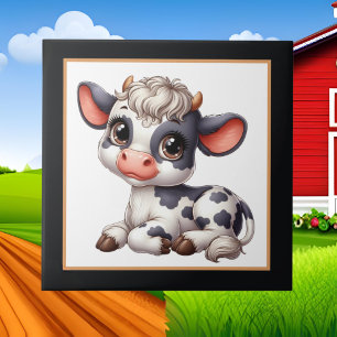 Cute Country cow lovers Tile