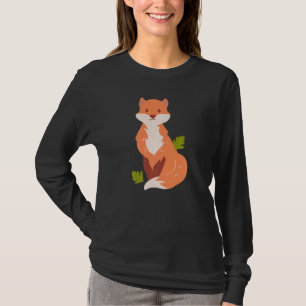 Cute Country Fox Fall Autumn Women's Graphic T-Shirt
