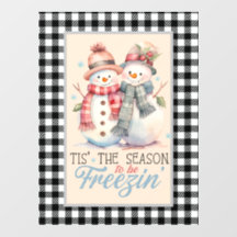 Cute Country Snowmen Holiday