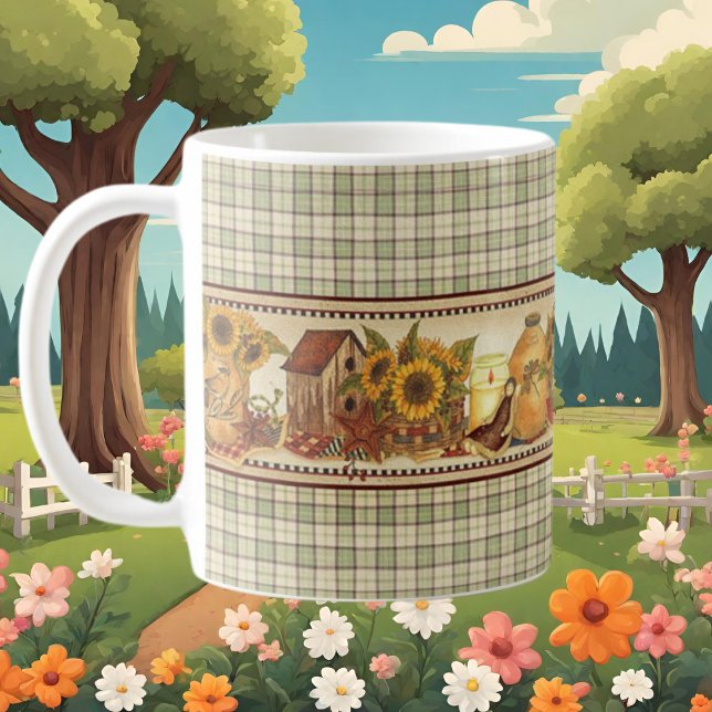 cute Country style farmhouse Coffee Mug (Creator Uploaded)