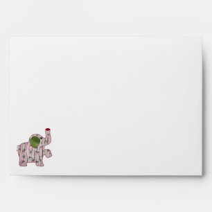Cute Country Style Pink Elephant Envelopes