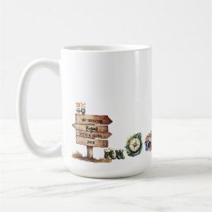 Cute Couple Adventure Begins Mountain Coffee Mug