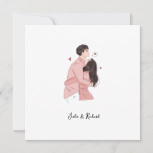 cute couple card,