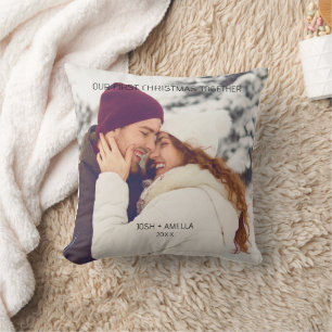 Cute Couple Custom Photo Cushion