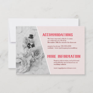 Cute Couple Event Enclosure Card