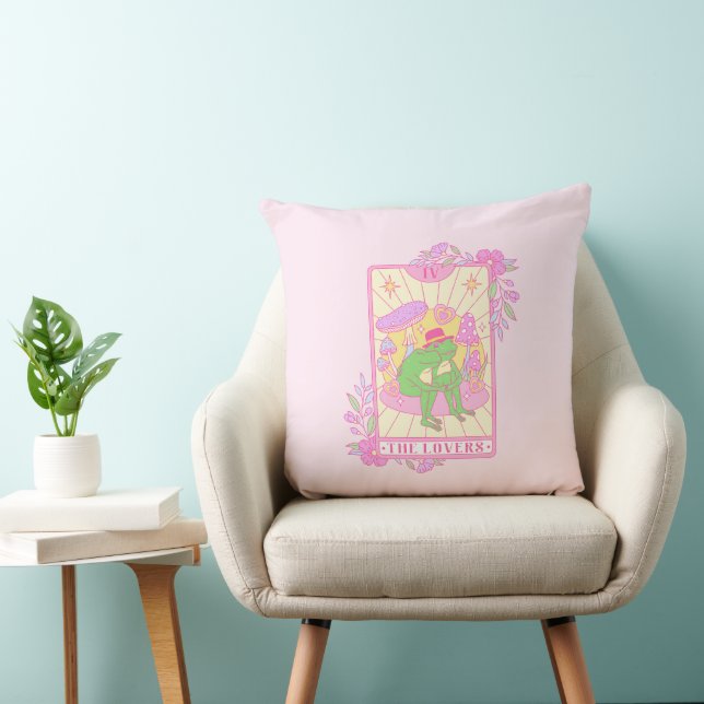 Cute Couple Frog - The Lovers Cushion (Chair)