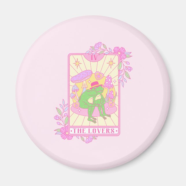 Cute Couple Frog - The Lovers Magnet (Front)