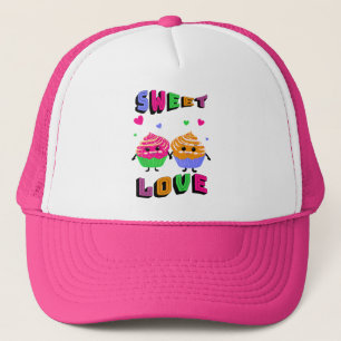 Cute couple of cupcakes  trucker hat