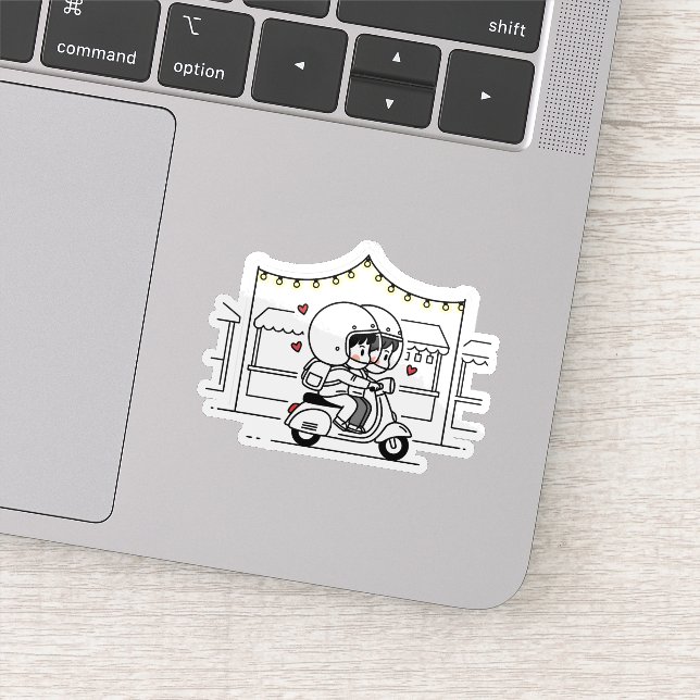 Cute Couple Scooter Trip | Romantic Travel Love (Detail)